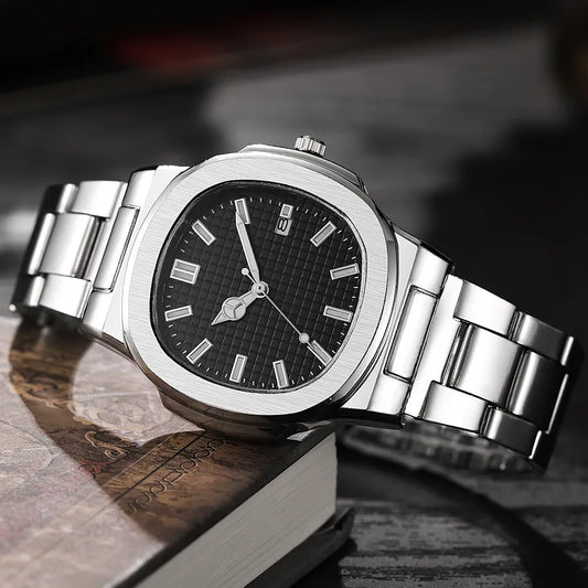 Kronoza Square Quartz Watch — Minimalist Precision, Maximum Impact